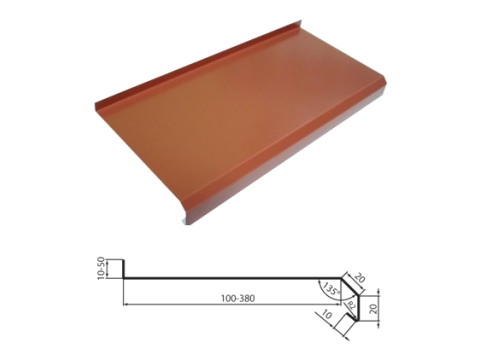 Blachotrapez Windowsills Straight and bevelled