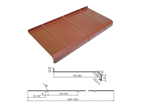 Blahotrapez Windowsills Ribbed and bevelled