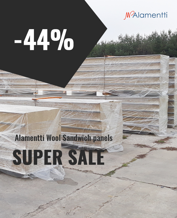 Alamentti wool sandwich panels