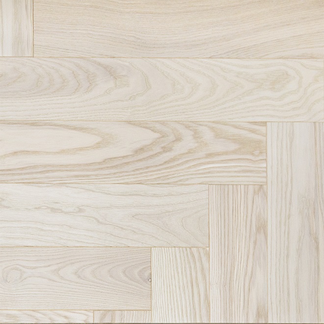 Esta Parket Ash Herringbone T&G Elegant Nordic Light Brush 4B Extra Matt Lac 5% gloss