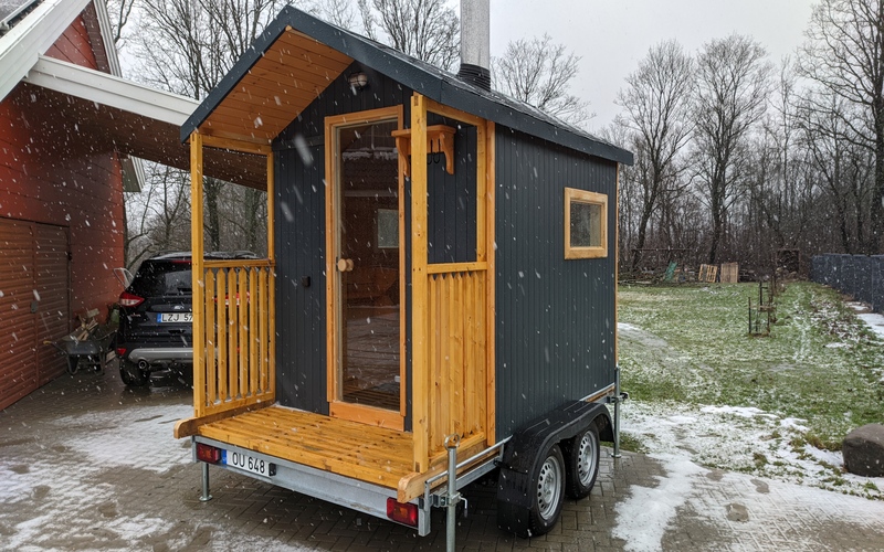 2×3 fully equiped sauna