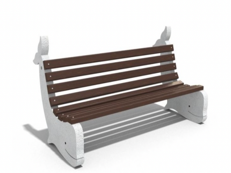 Park bench “Dolphins”