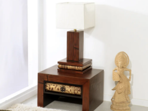 Nightstand Eco russett with one drawer