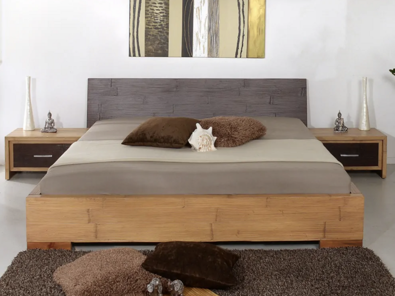 Bamboo bed Flores-1 180×200