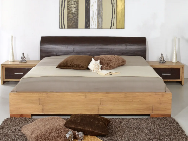Bamboo bed Flores-2 160×200