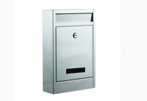 Mailbox with name plate