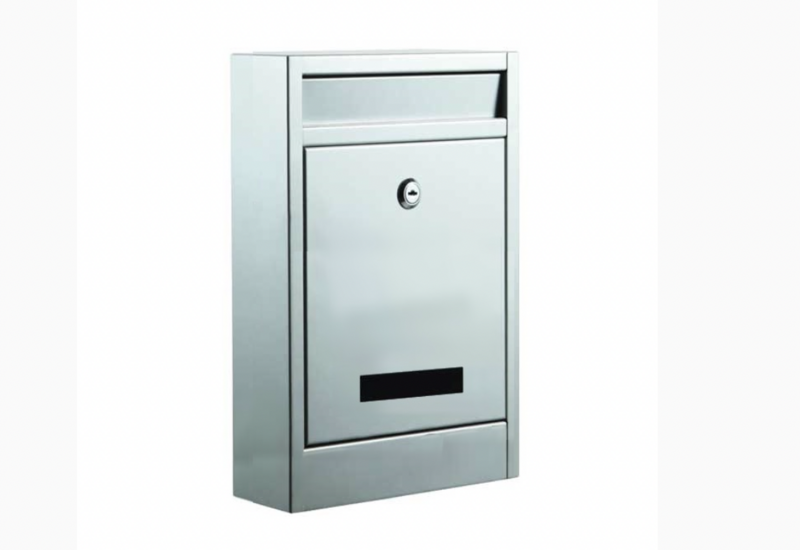 Mailbox with name plate