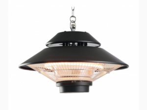 Terrace heater electric black ROUND