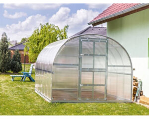 Greenhouse KLASIKA 3x4m with bases and 4mm polycarbonate