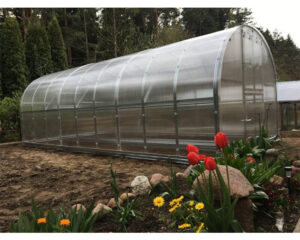 Greenhouse KLASIKA 3x6m with bases and 4mm polycarbonate