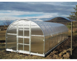 Greenhouse KLASIKA 3x10m with bases and 4mm polycarbonate