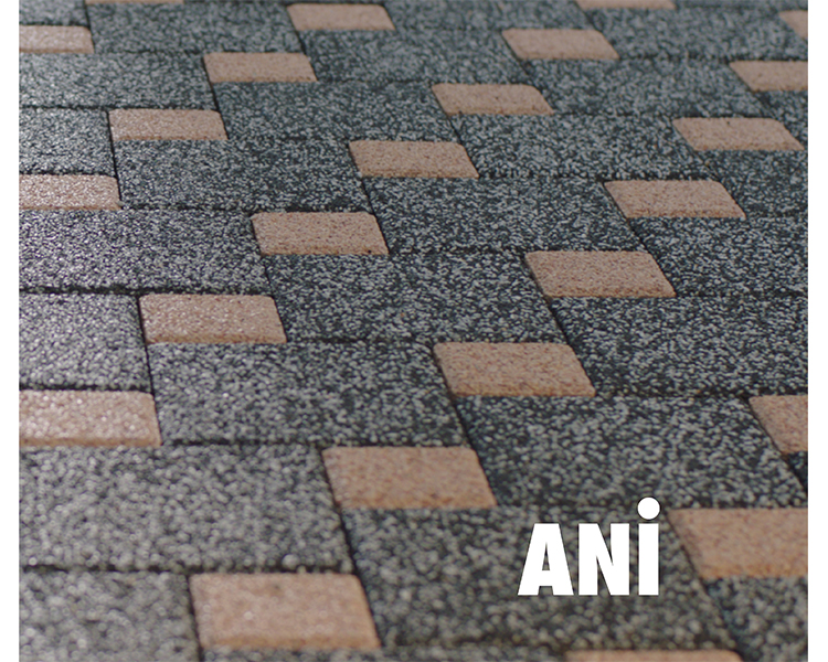 Paving Stone Ani N-S14R1 black