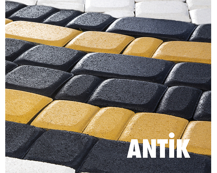 Paving stone Antik N-S1R1 black
