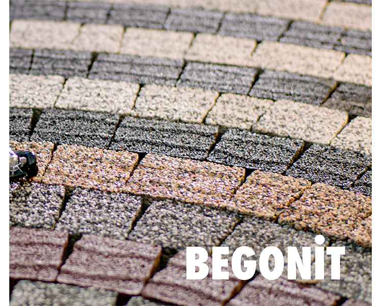 Paving stone Begonit N-S5R1 black