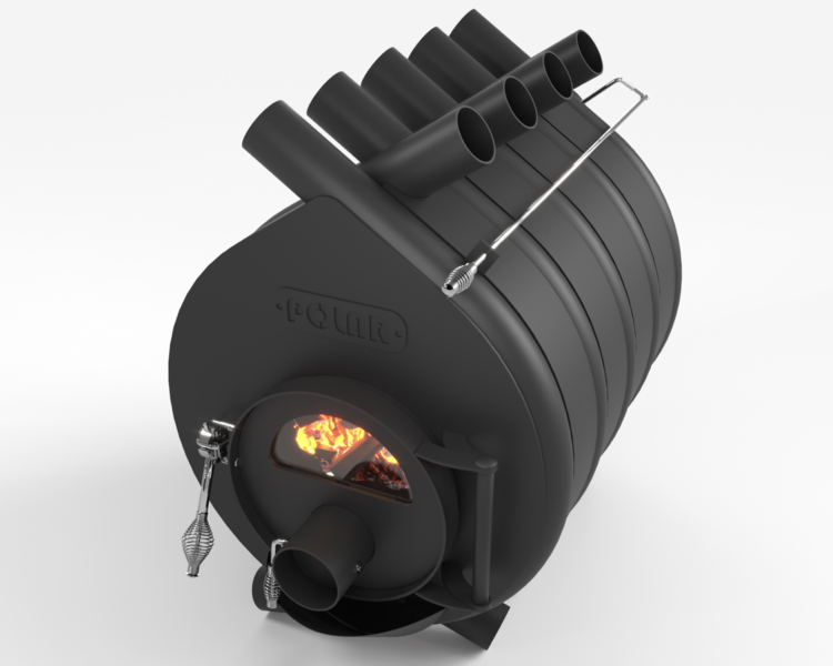 Bulder stove “Polar 02” with glass door (up to 400m3)