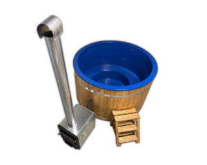 1.9m hot tub with fiberglass interior, 40 mm lining board