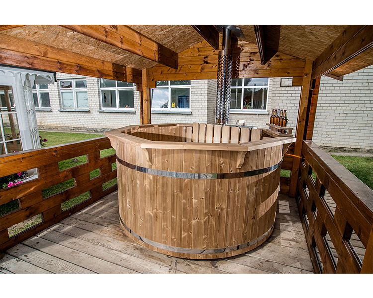 Ø 2.2m Hot tub from thermo wood (8-10 person)