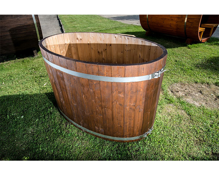 Oval cold tub from spruce ( 1-2 person)