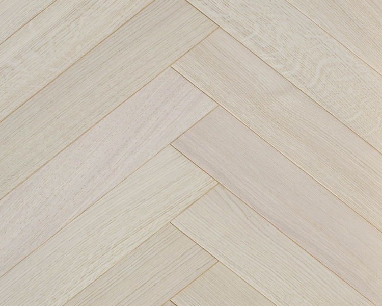 Esta Parket Oak Herringbone T&G P A/B Latte Extra Matt Lacquered 4B Light Brushed
