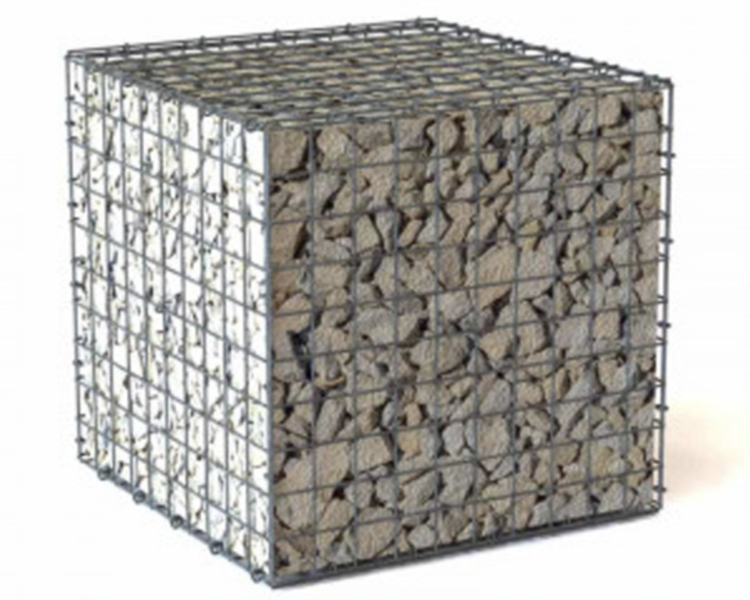 Gabion/stone basket 50x50x50cm 5-sides