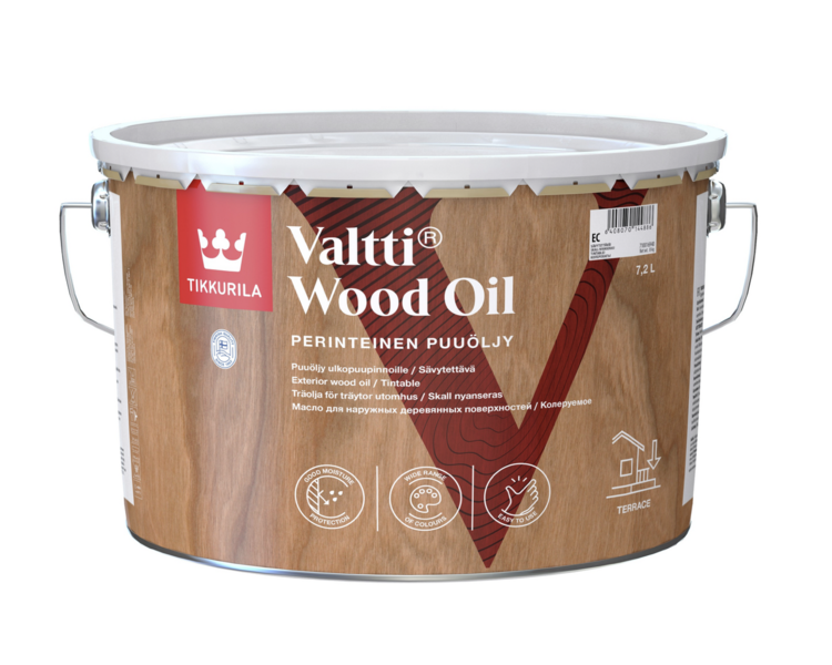 Tikkurila Valtti Wood Oil 7,2L, EC