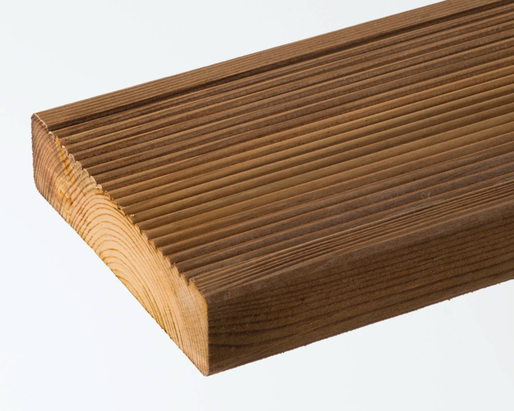 Brown impregnated decking DECK 28X120