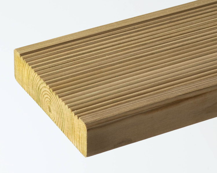Green impregnated decking DECK 28X120