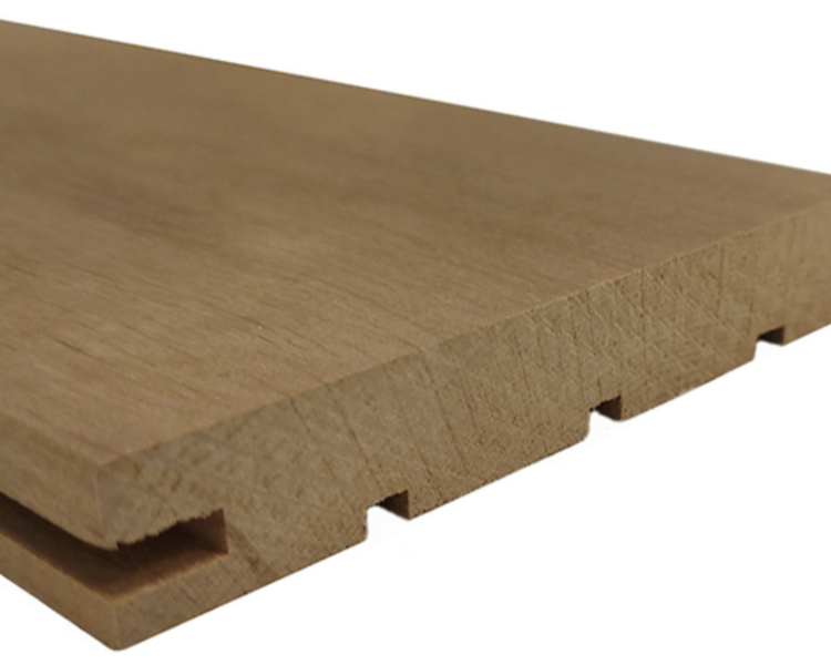 Sauna wall panel thermo alder A STS 15×120