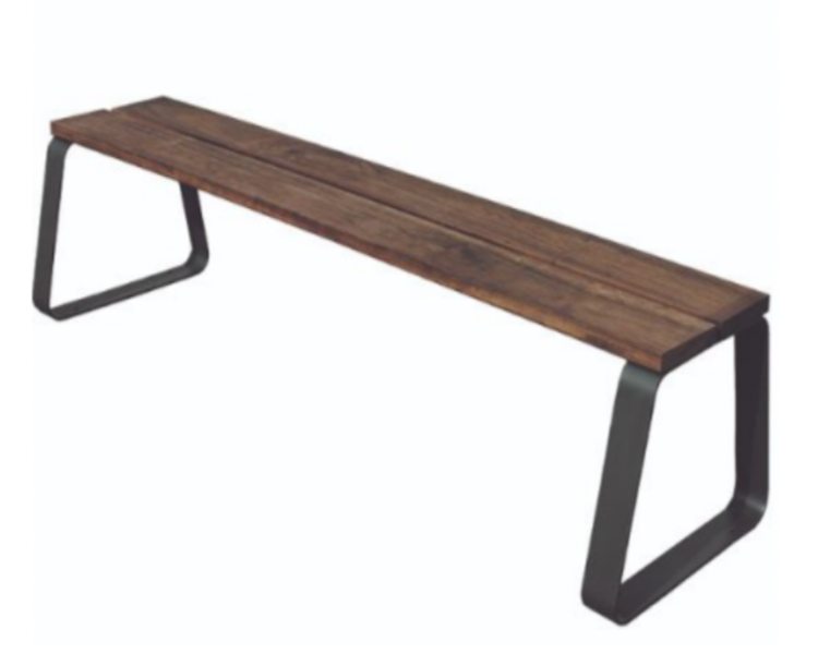 Bench Vilnius without backrest