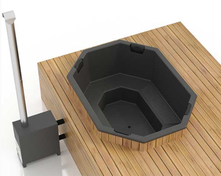 2,4×1,8m Octagonal hot tub liner