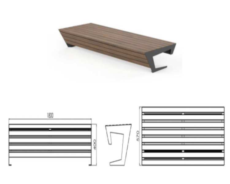 Bench Edge without backrest
