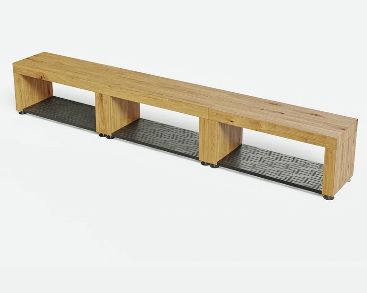 Fire island bench module large (3000 x 400 mm)