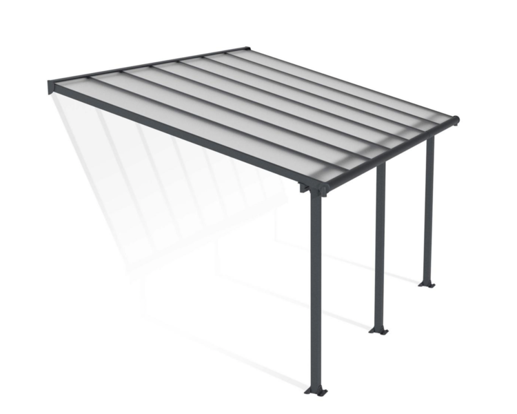 Terrace canopy Palram-Canopia Olympia, 3×5.46m, grey/clear