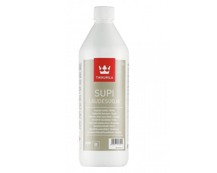 Colorless oil for sauna benches – Supi Laudesuoja 1l