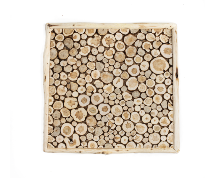 Katajapaneeli, jossa 52×52 cm katajakehys