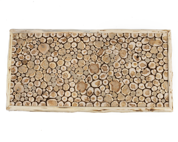 Juniper panel with 52×102 cm juniper frame