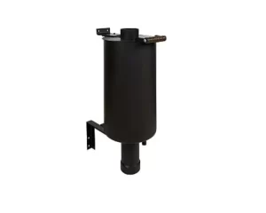 Black metal chimney pipe water tank 38 L
