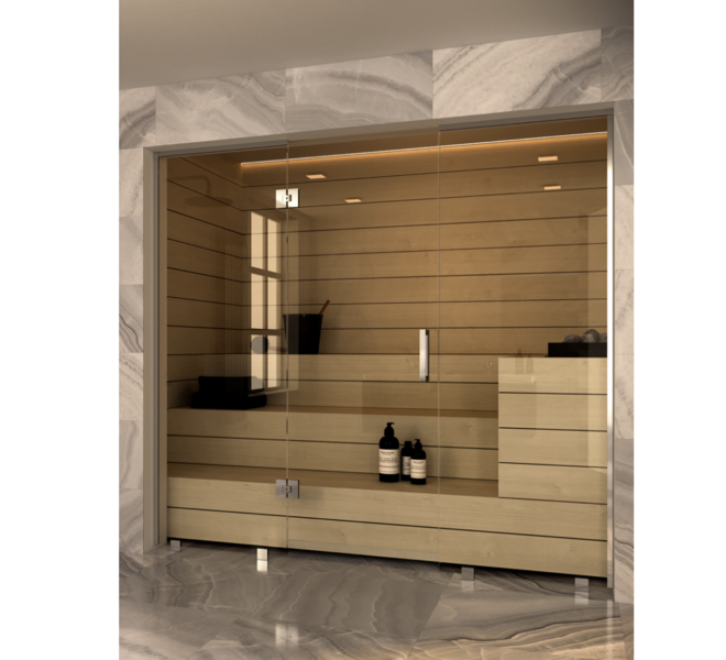 Sauna glass wall VETRO S47