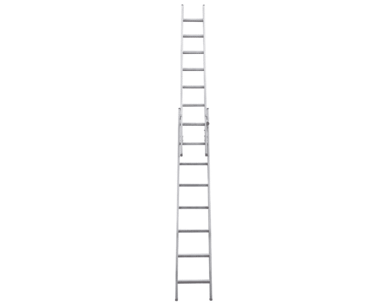 2-section leaning ladders
