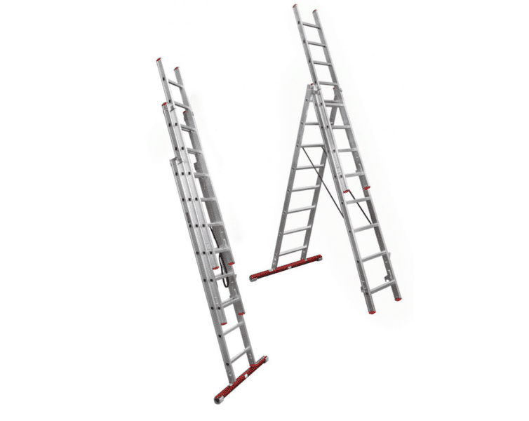 3-section combination ladders