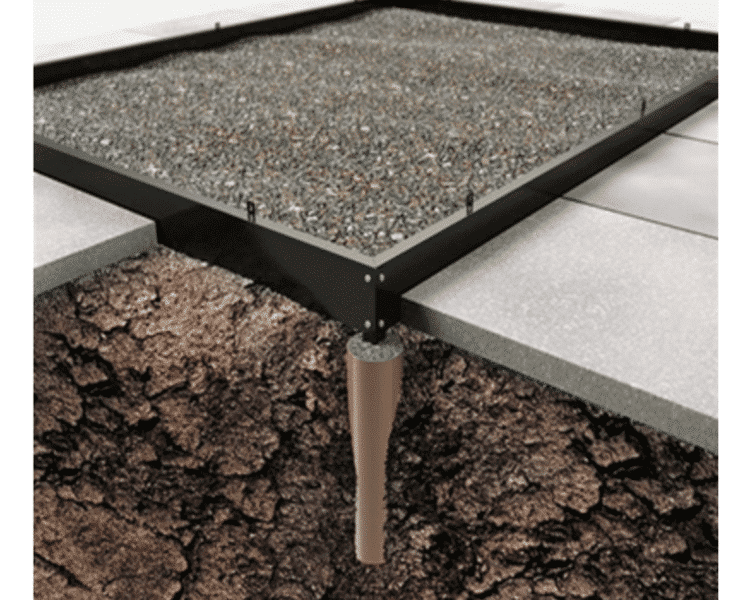 Halls Magnum black steel base for 8.3 m2 greenhouse