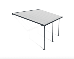 Terrace Canopy Feria 3×5.46 Grey/Clear