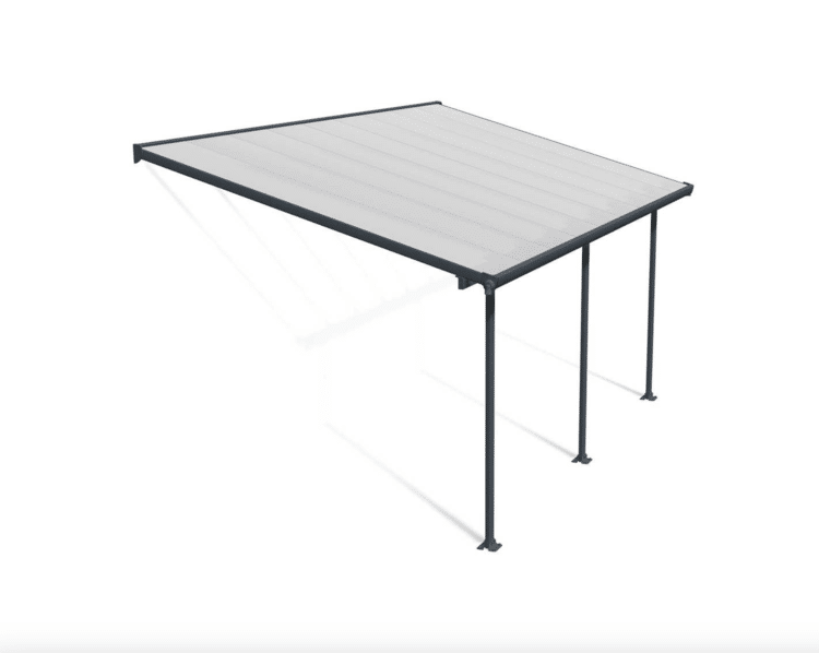 Terrace Canopy Feria 3×5.46 Grey/Clear