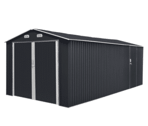 Garden shed/garage 17 m2 gray