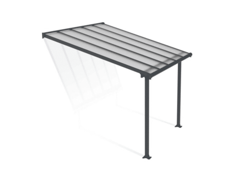 Terrace Canopy Olympia 3×3.05 Gray/Clear