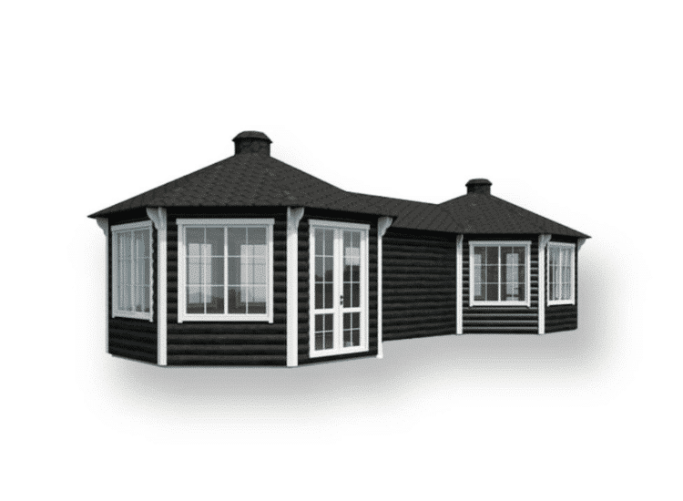 Paviljon Double 16,5 m² + 16,5 m²
