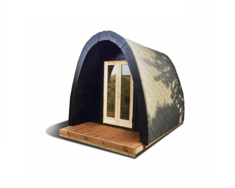 Insulated camping Pod 2.4 m x 4.8 m
