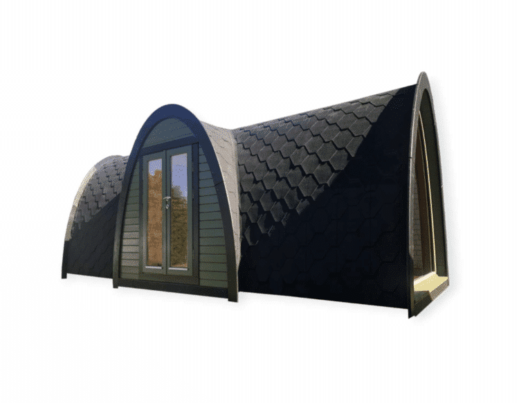 Camping pod with side entrance 2.4×5.9 m