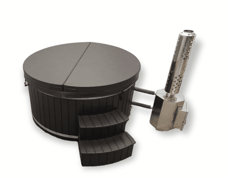 Hot tub 1,80/2,0 with 40 kw outside heater