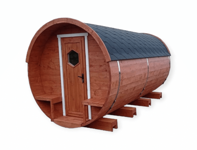 Camping barrel with furniture 4.0 m